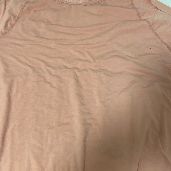 Sweaty Betty London pale pink large workout yoga long sleeve top - Picture 2 of 5